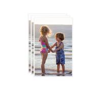 vidaXL Collage de cadres photo 3 pcs de table Blanc 13x18 cm MDF