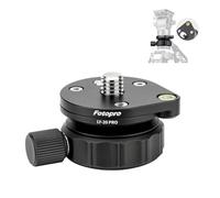 Fotopro Base de nivellement pour trépied 45 mm Niveau à bulle en aluminium ± 15° Plaque de réglage avec vis de montage 0,6 cm 1 cm pour tête de trépied, compatible avec appareil photo reflex numérique