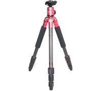 Fotopro C4C Trépied en Carbone Rouge