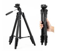 Fotopro DIGI-3400 Trépied de voyage compact ultraléger avec plaque à dégagement rapide et tête panoramique en aluminium Charge maximale 0,5 kg 2 kg