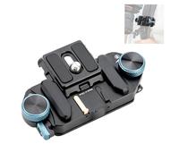 Fotopro RZ-5 Support de caméra à dégagement rapide, support de sangle de sac à dos avec vis 1/4, adaptateur pour trépied d'appareil photo reflex numérique/stabilisateur de trépied de cardan