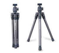 Fotopro S3-Lite Gris & Bleu - Kit trépied Universel Compact & léger avec Colonne Centrale réversible - Fourni avec 1 Support Smartphone & 1 Adaptateur GoPro