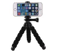 Fotopro Trépied Portable Style Octopus pour iPhone, Mini trépied Flexible avec Support pour Tout Smartphone, Clip Universel pour GoPro avec