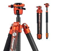 Fotopro X-AIRFLY Max Trépied en fibre de carbone de 165,4 cm avec verrouillage à rabat pour photographie sans effort, léger, stable, extensible, 1,4 kg, trépied professionnel portable pour appareil
