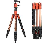 Fotopro X-Go Gecko - Trépied Professionnel Compact et Mobile, Orange