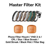 Fotorgear-Kit de filtres universels pour téléphone,58mm,filtre ND variable CPL Star pour smartphones,iPhone,Huawei,Xiaomi,Samsung - Type Master Filter Set
