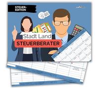 Fotospiel snaPmee Bloc de 50 feuilles A4 pour comptables de la ville, pays, conseiller fiscal, édition fiscale, cadeau pour comptables et autres