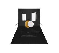 Kit de Studio Photo Boîte à Lumière Toile de Fond Réflecteur Eclairage vidaXL