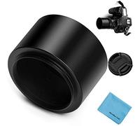 Fotover en métal à Visser Mise au Point Téléobjectif Capuche avec Centre Pincez Bouchon d'objectif pour Canon Nikon Sony Pentax Olympus Fuji Sumsung Leica Camera + Chiffon de Nettoyage