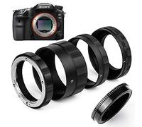 Fotover Tube d'extension macro pour appareil photo électrique Sony A99II A77II A7X A3500 A68 A57 A99 ILCE-3000 A55 A33 A58 A35 A37 A77 A65 Minolta α5000 AF avec cache objectif arrière