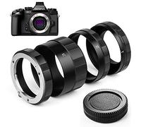 Fotover Tube d'extension macro pour appareils photo Olympus Panasonic M4/3 Micro 4/3 avec cache arrière d'objectif