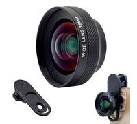 FotoZ Objectif grand angle de 18 mm avec filetage de 17 mm pour iPhone, Samsung Galaxy et la plupart des smartphones, compatible avec SmallRig iPhone Samsung Smartphone Cage Case