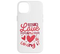 Fou d'amour et J'adore ça Coque pour iPhone 14 Plus