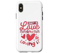 Fou d'amour et J'adore ça Coque pour iPhone X/XS