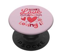 Fou d'amour et J'adore ça PopSockets PopGrip Adhésif
