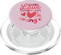 Fou d'amour et J'adore ça PopSockets PopGrip pour MagSafe