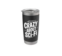 Fou de science-fiction pour les amateurs d'espace Gobelet isotherme en acier inoxydable double paroi