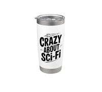 Fou de science-fiction pour les amateurs d'espace Gobelet isotherme en acier inoxydable double paroi