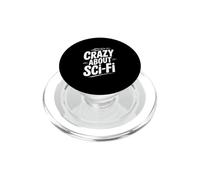 Fou de Science-Fiction pour Les Amateurs d'espace PopSockets PopGrip pour MagSafe