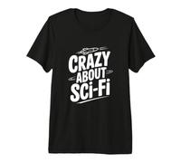 Fou de Science-Fiction pour Les Amateurs d'espace T-Shirt Haut de Gamme