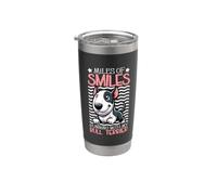 Fou et bull-terrier Gobelet isotherme en acier inoxydable double paroi