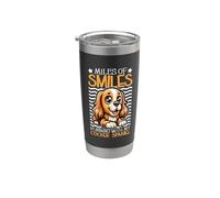 Fou et cocker anglais Gobelet isotherme en acier inoxydable double paroi