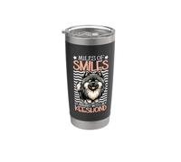 Fou et loup-garou Gobelet isotherme en acier inoxydable double paroi