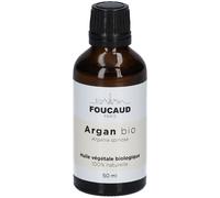 FOUCAUD | Huile végétale d'Argan | Argania spinosa | BIO | 100% naturelle | Régénérant | Embellisseur | Fortifiant | 50 ml | Marque Française depuis 1946