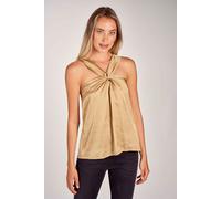 foudre by aurelie van daelen chemisiers et blouses femme de couleur beige 40