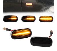 Fouedy 1 paire Feux Clignotants Indicateur latéraux dynamiques LED Marqueur latéral Lampe pour A-DUI A3 S3 8P A4 S4 RS4 B6 B7 B8 A6 S6 RS6 C5 C7