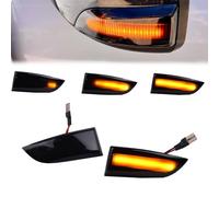 Fouedy Indicateurs de clignotants LED dynamiques 2 pièces Séquentiel pour Rétroviseurs Latéraux pour Renault Mégane MK3 Laguna III X91 Grand Scenic III Fluence Latitude