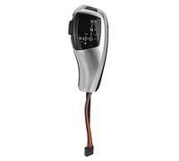 Fouedy Pommeau de levier de vitesse LED pour B-M-W 1 3 5 6 7 x1 x3 x5 Z4 E81 E82 E87 E88 89 E46 E90 91 E92 E93 E39 E60 E61 E63 E64 E38 E84 E53. E85 E89 (argent)