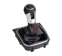 Fouedy Pommeau de levier de vitesse pour VW Golf 6 A6 VI MK6 GTI GTD R20 2009-2013 5/6 vitesses (6 vitesses)
