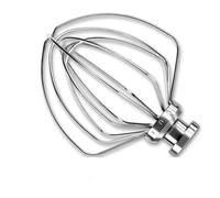 Fouet à 6 fils 4,5-5 QT K45WW, accessoire for batteur à œufs en acier inoxydable, Compatible avec Kitchenaid, mélangeur for support à tête inclinable, fouet rapide et pratique