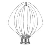 Fouet à 6 fils en acier inoxydable véritable, compatible avec les batteurs sur socle à tête inclinable, for œufs, crème épaisse, gâteaux, mayonnaise