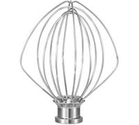 Fouet à 6 fils K45WW compatible lave-vaisselle, en acier inoxydable véritable, compatible avec les batteurs sur socle à tête inclin