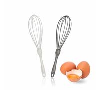 Fouet à ballon en silicone manuel pour mélanger le mélange de la mousse, mélanger les ustensiles de cuisson, accessoires de cuisine, accessoires de maison, couleurs assorties, 29 x 7 cm