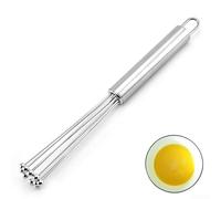Fouet à bille en acier inoxydable pour la cuisine, batteur à œufs pour mélanger les œufs, les sauces et les boissons, outil de cuisine pour usage domestique