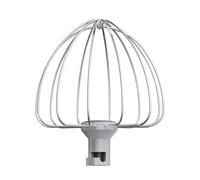 Fouet à blanc d'œuf en acier inoxydable, crochets pâte alliage d'aluminium, batteur plat for pièces de rechange mélangeur sur socle(= Whisk for 602E 5L)