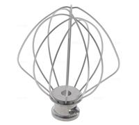 Fouet à fils pour robot Kitchenaid - Artisan et Classic 5K45 - K45ww 9704329 - Hauteur 15,3CM - Gris
