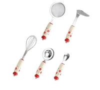 Fouet à main avec poignée ergonomique, cuillère/compacteurs de boue/séparateur d ' œufs, outil de cuisine pour la cuisson, poignée antidérapante, gadgets de cuisine, batteur d ' œufs à domicile