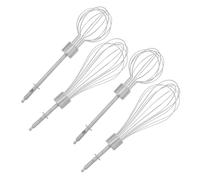 Fouet à Main Cuisine 4 Pièces en Acier Inoxydable 304