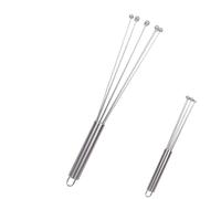 Fouet À Manuel - Fouet En Acier Inoxydable, Mousseur À Portatif, Ustensile De Durable, Batteur De Non Électrique | Accessoire De Idéal Pour Fouetter, Remuer, Battre E