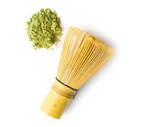 Fouet à matcha en bambou - 100 fourchettes, kit de démarrage traditionnel pour matcha fait à la main, accessoire de thé japonais, fouet traditionnel en bambou, accessoires de cérémonie de thé