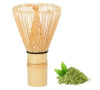 Fouet à Matcha en Bambou, Thyme Space Fait à la Main Mélangeur Traditionnel Japonais Chasen - Fouet en Bambou Biologique Durable et Durable