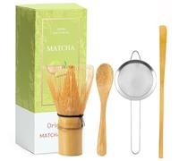 Fouet à Matcha -Fouet au Matcha (Chasen), Cuillère Traditionnelle, Cuillère à Thé, Cuillère à Café