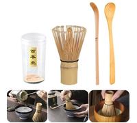 Fouet à Matcha - HELLOVE - Fabriqué en Bambou - Facile à nettoyer - Kit complet