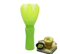 Fouet à Matcha - Mélangeur pour Thé Vert | Poudre de Matcha à Brosser | Outil Traditionnel de Cérémonie Japonaise du Thé, Agitateur en Résine PP, Design Démontable Portable, Nettoyage Facile, Vert Noi