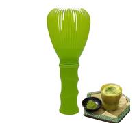 Fouet à Matcha - Mélangeur pour Thé Vert | Poudre de Matcha à Brosser | Outil Traditionnel de Cérémonie Japonaise du Thé, Agitateur en Résine PP, Design Démontable Portable, Nettoyage Facile, Vert Noi