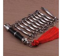 Fouet À Neuf Sections Kungfu Chinois Arts Martiaux Performance Fouet Enfants Adultes Personnes Âgées Fouet De Combat pour Le Fitness Exercice du Matin Auto-défense,Huit Tranchants,M.,Striking44